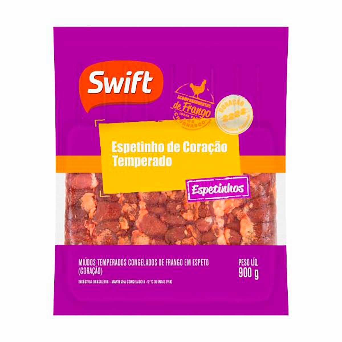 Encontraproduto.com.br - Espetinho de Coração Swift Pacote com 900g