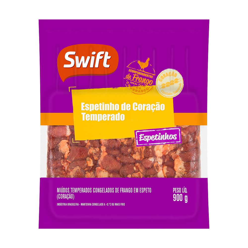 Encontraproduto.com.br - Espetinho de Coração Swift Pacote com 900g