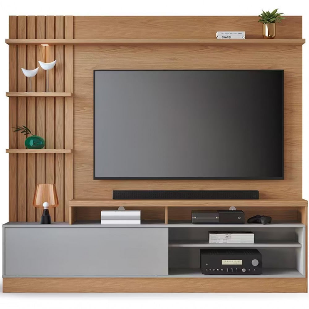 Encontraproduto.com.br - Estante Home para TV até 65 Polegadas 1 Porta Maceio Colibri
