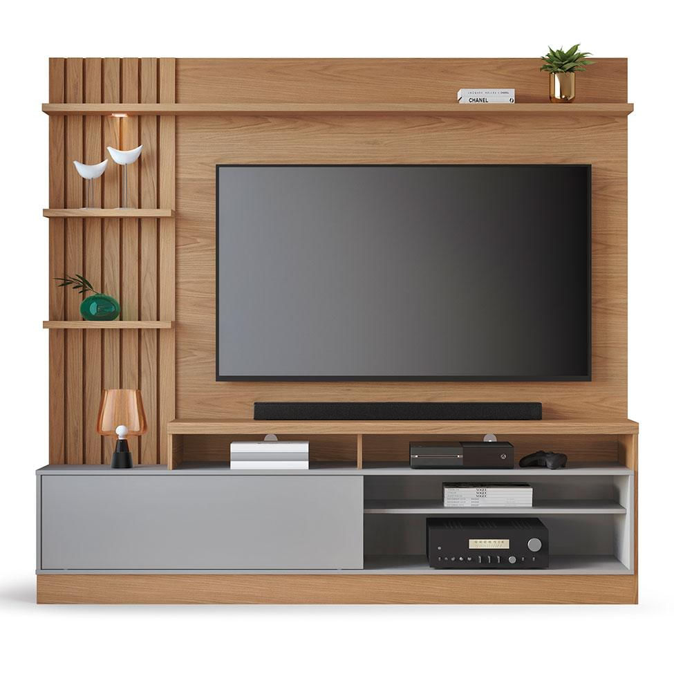 Encontraproduto.com.br - Estante Home para TV até 65 Polegadas 1 Porta Maceio Colibri