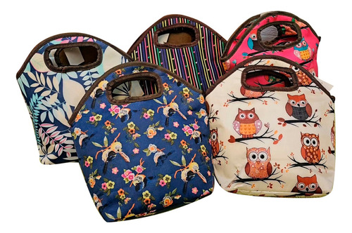 Bolsa Lancheira Térmica Escolar Várias Estampas