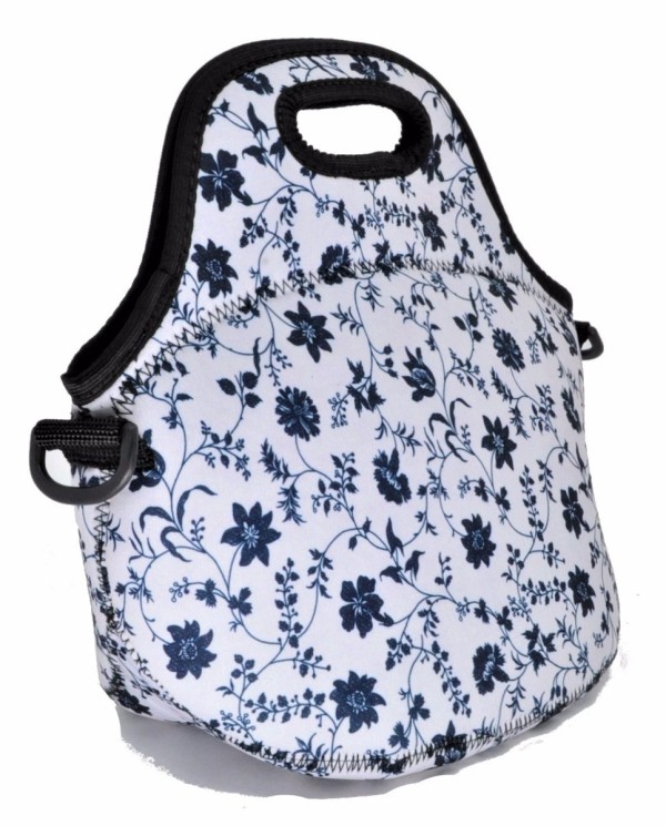 Encontraproduto.com.br - Lancheira Bolsa Térmica Marmita Fitness Neoprene  - Diversos Modelos | Flores