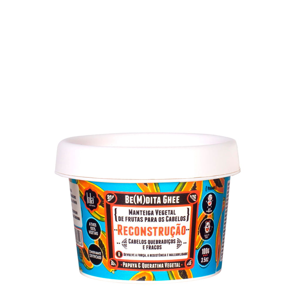 Encontraproduto.com.br - Mascara Bem Dita Ghee 100g Reconstrucao Papaya - Lola