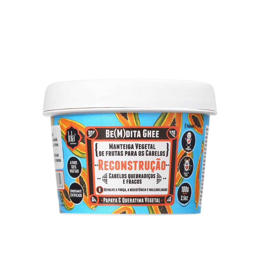 Encontraproduto.com.br - Mascara Bem Dita Ghee 100g Reconstrucao Papaya - Lola