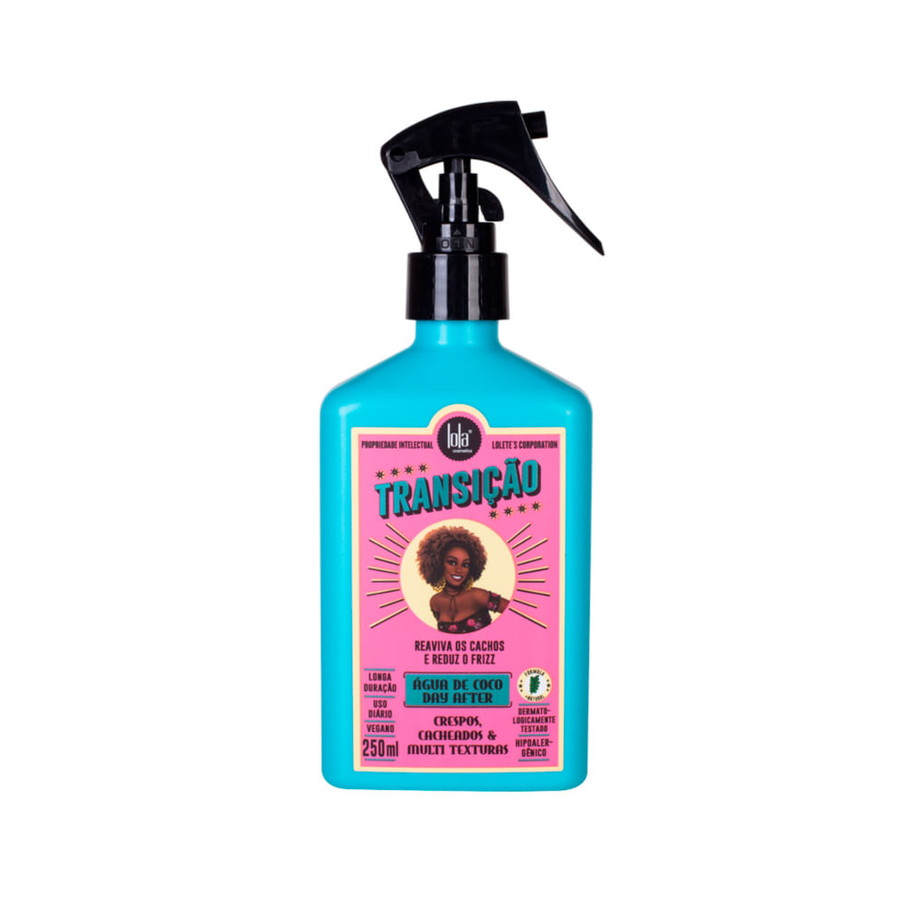 Encontraproduto.com.br - Spray Transição Água de Coco Day After 250ml Lola