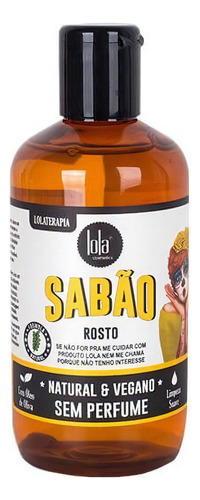 Encontraproduto.com.br - Sabonete Líquido Lola Cosmetics Sabão Rosto S/ Perfume 250ml