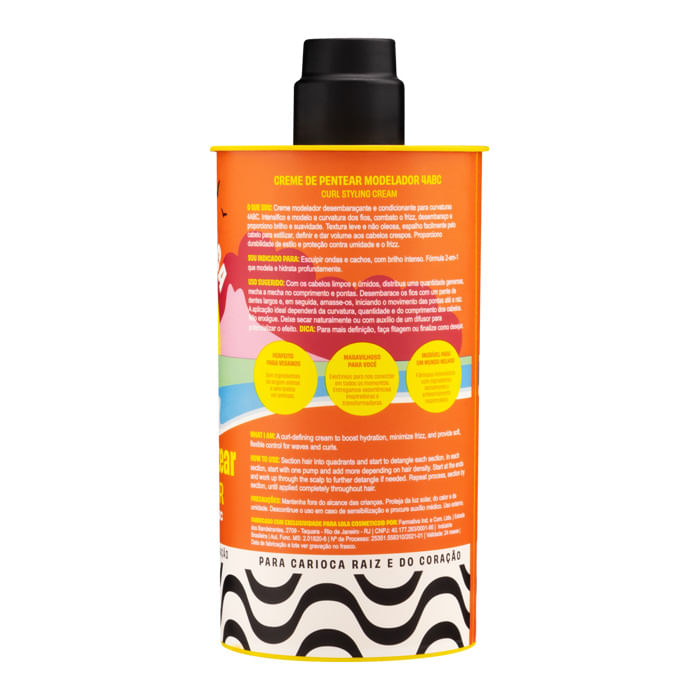 Encontraproduto.com.br - Creme De Pentear 480g 4ABC Ela é Carioca - Lola