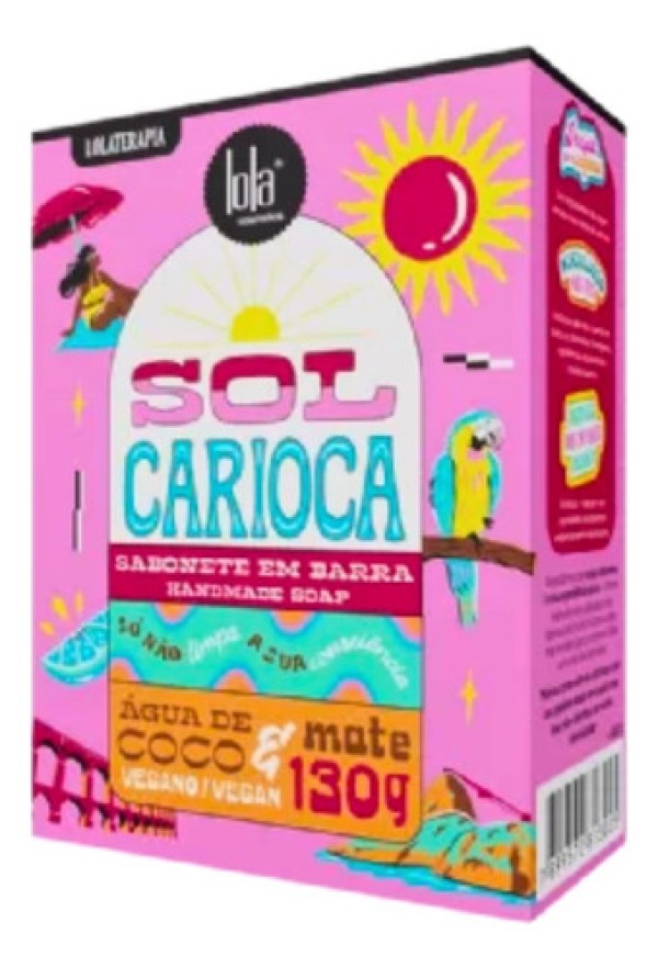 Sabonete Em Barra Lola Sol Carioca Lolaterapia 130g