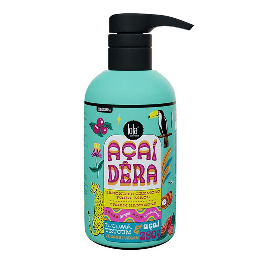 Encontraproduto.com.br - Sabonete Líquido para Mãos Açaídêra Lola Pump 280g