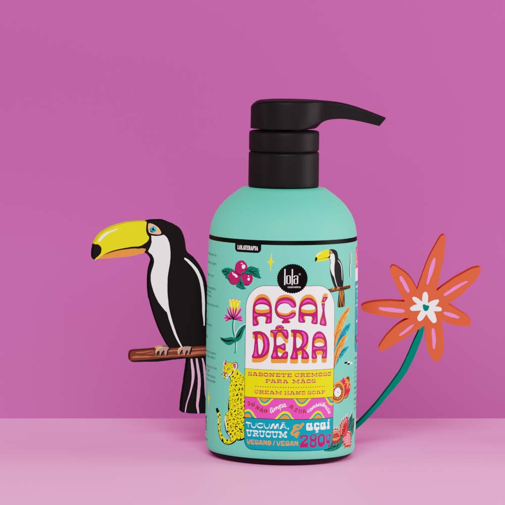 Encontraproduto.com.br - Sabonete Líquido para Mãos Açaídêra Lola Pump 280g