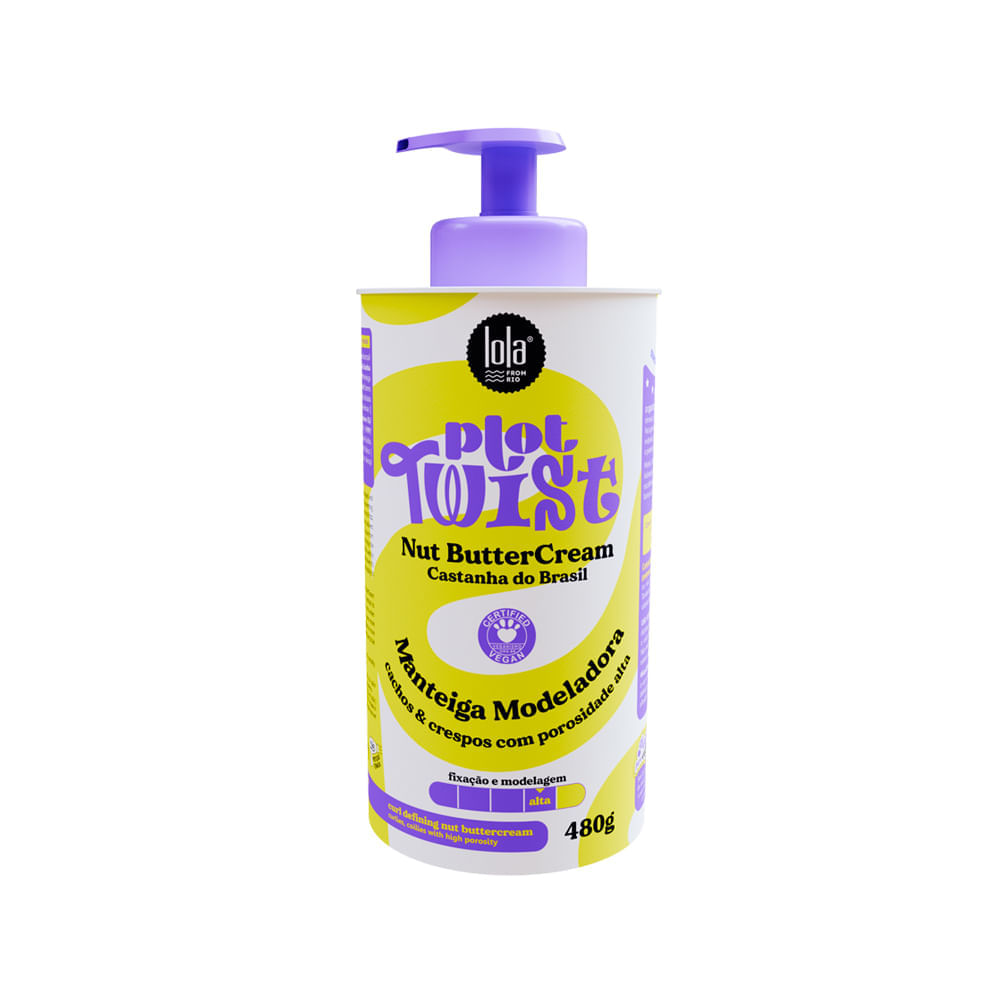 Encontraproduto.com.br - Manteiga Modeladora 480g Plot Twist Nut Butter Cream - Lola
