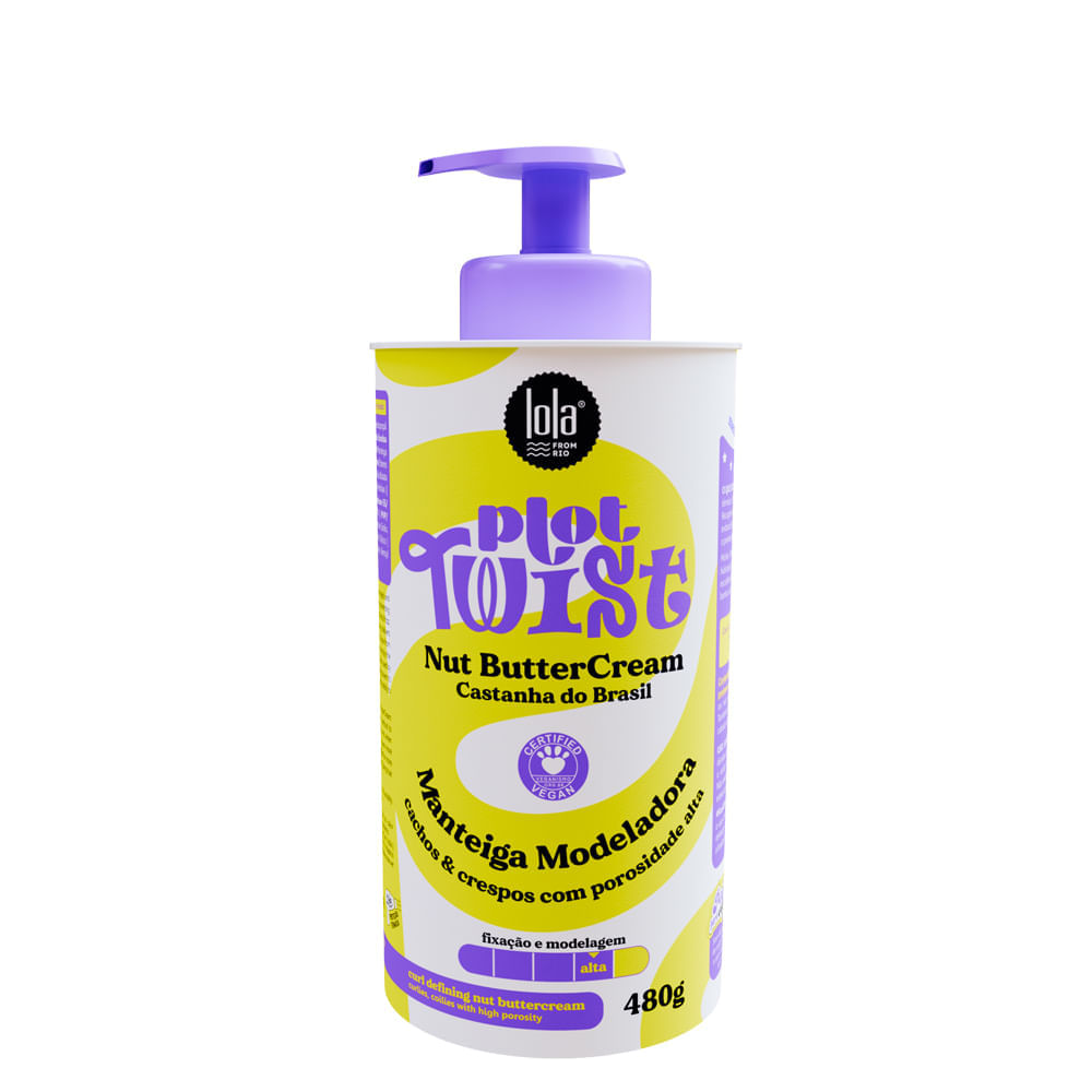 Encontraproduto.com.br - Manteiga Modeladora 480g Plot Twist Nut Butter Cream - Lola
