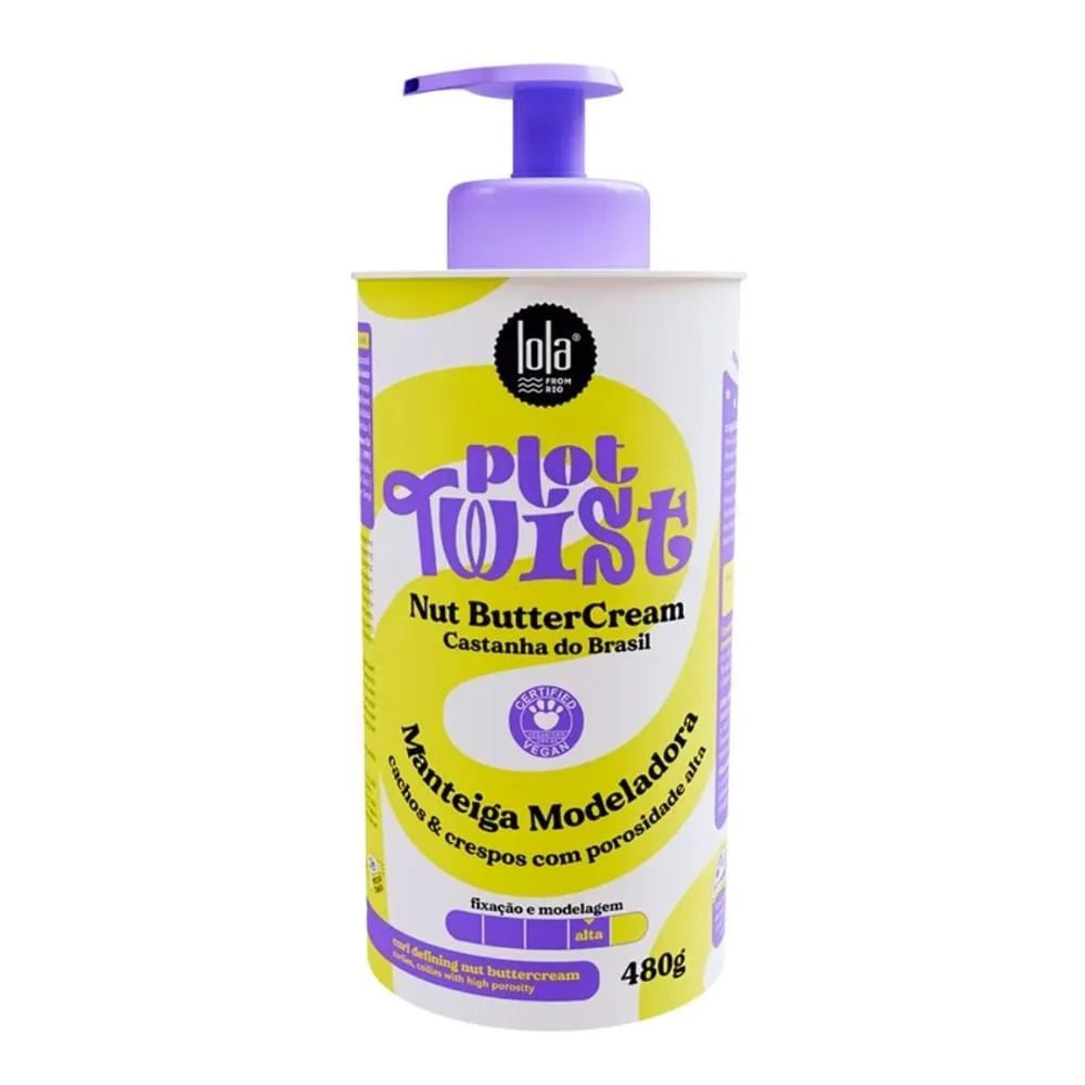 Encontraproduto.com.br - Manteiga Modeladora 480g Plot Twist Nut Butter Cream - Lola