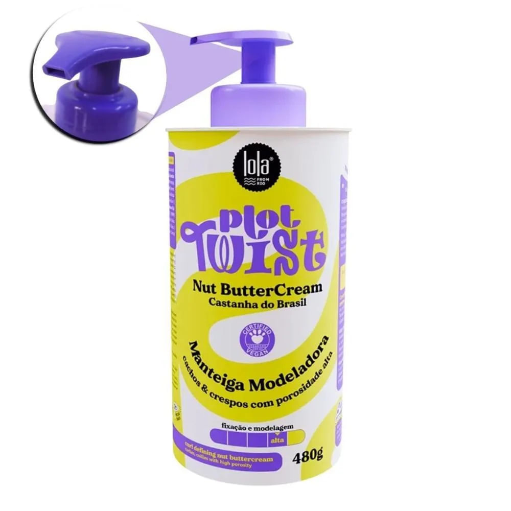 Encontraproduto.com.br - Manteiga Modeladora 480g Plot Twist Nut Butter Cream - Lola