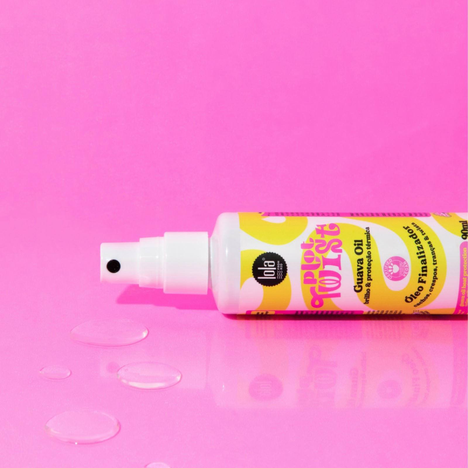 Encontraproduto.com.br - Oleo Finalizador 90ml Plot Twist Guava Oil - Lola