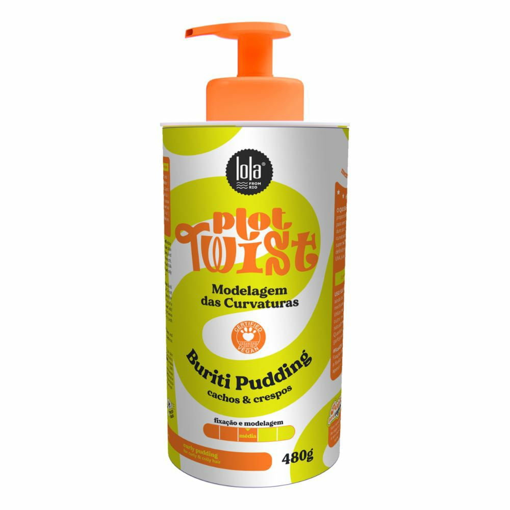 Encontraproduto.com.br - Creme Modelador Buriti Pudding Cachos & Crespos Lola Plot Twist 480g