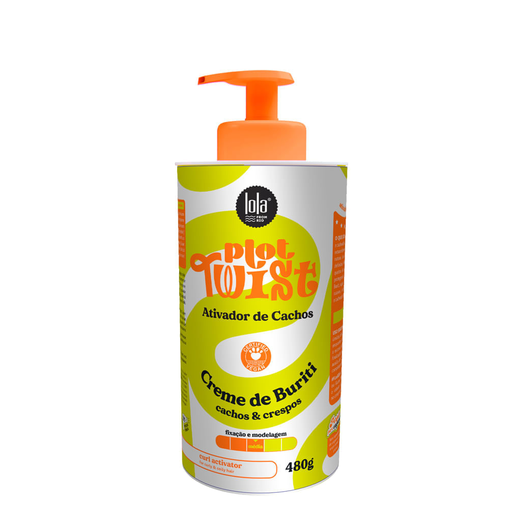 Encontraproduto.com.br - Creme de Buriti Ativador de Cachos & Crespos Lola Plot Twist 480g