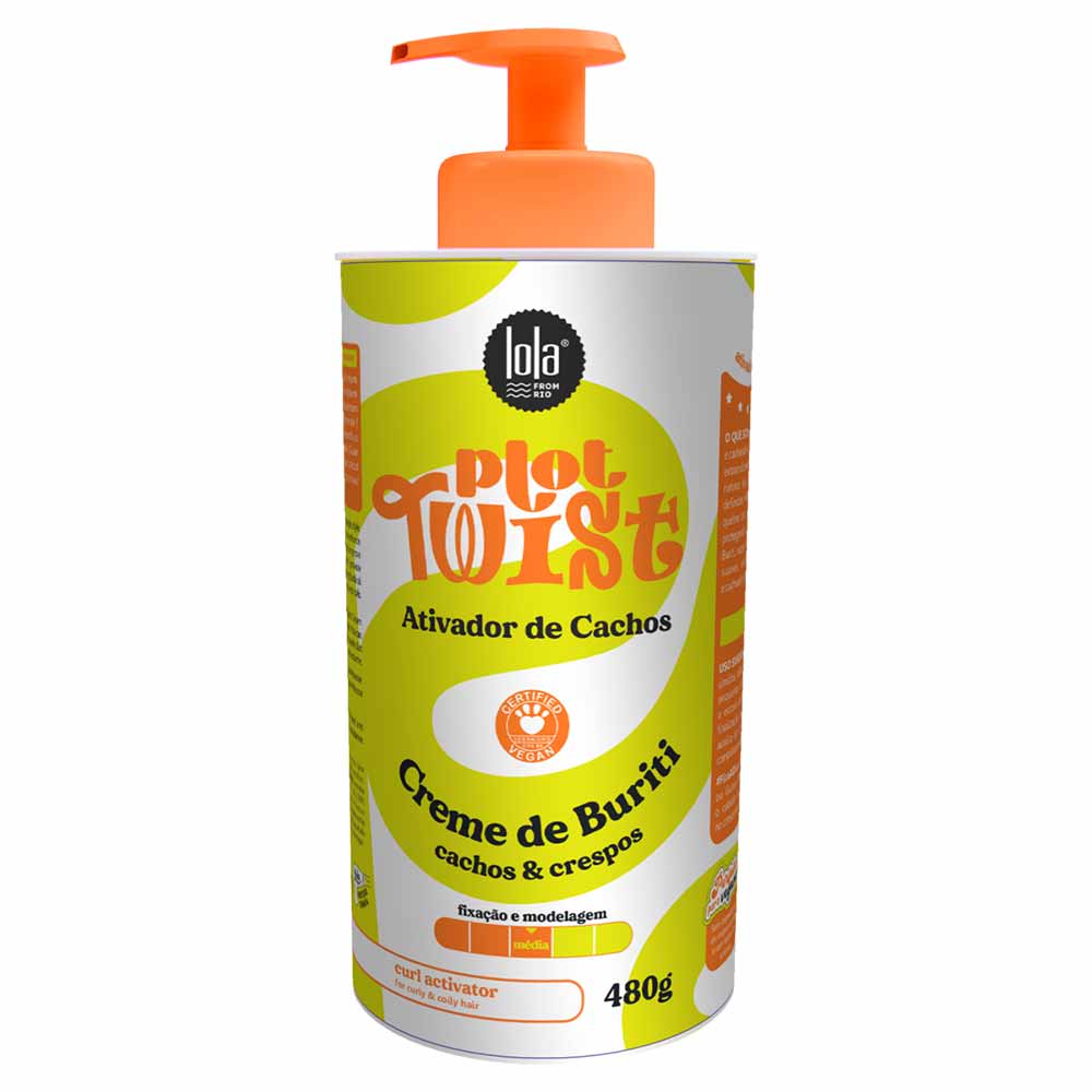 Encontraproduto.com.br - Creme de Buriti Ativador de Cachos & Crespos Lola Plot Twist 480g