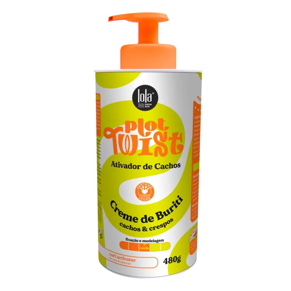 Encontraproduto.com.br - Creme de Buriti Ativador de Cachos & Crespos Lola Plot Twist 480g