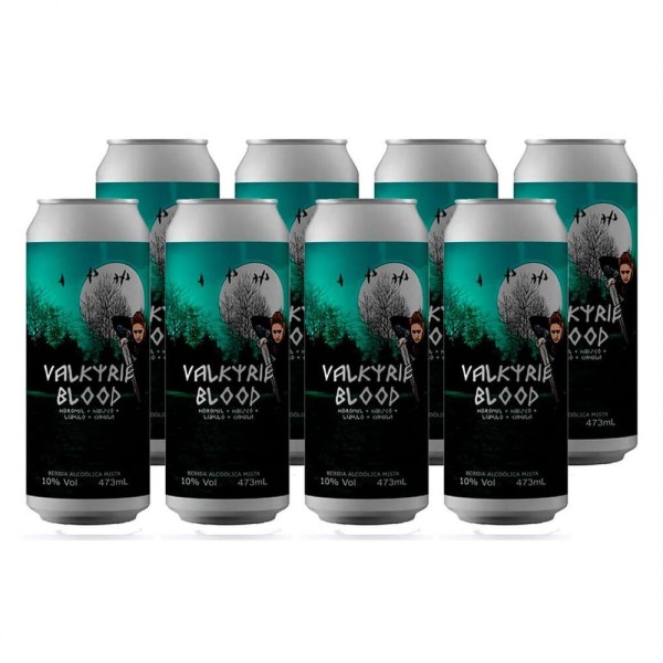 Encontraproduto.com.br - Hidromel Valkyrie Blood - Daemon Brew - 473ml - 8 Pack