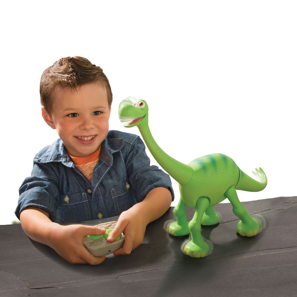 Figura com Controle Remoto - Disney - O Bom Dinossauro - Arlo - Sunny