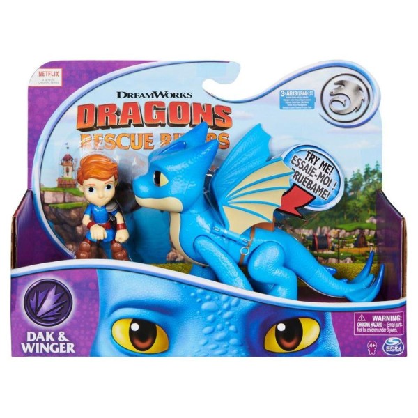 Figura e Acessórios - Como Treinar seu Dragão - Rescue Riders - Dragões e Viking - Sunny