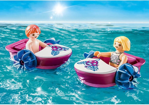 Encontraproduto.com.br - Playmobil - Quiosque Com Pedalinhos - Family Fun - 70612