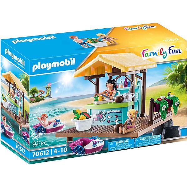 Encontraproduto.com.br - Playmobil - Quiosque Com Pedalinhos - Family Fun - 70612