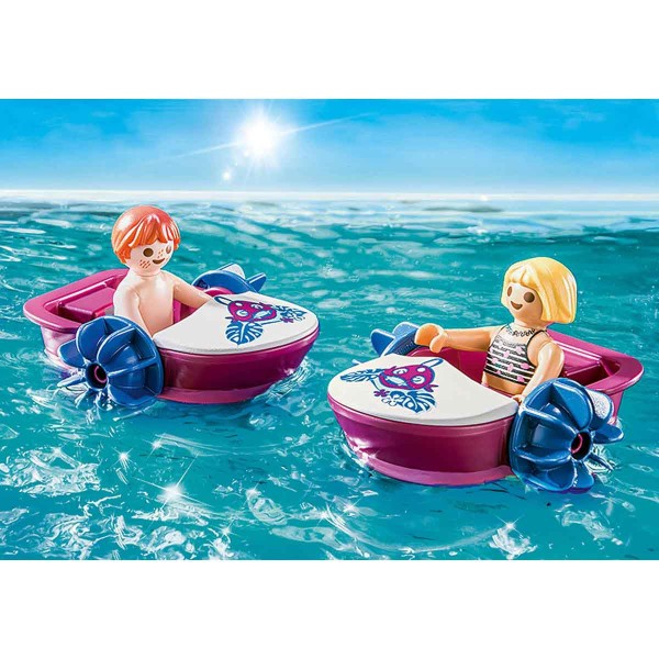 Encontraproduto.com.br - Playmobil - Quiosque Com Pedalinhos - Family Fun - 70612