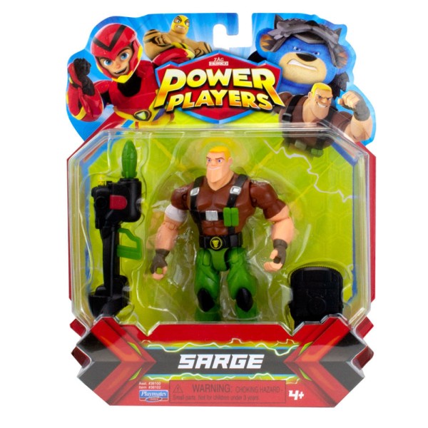 Figura Articulada - Power Players - Sarge - Sunny