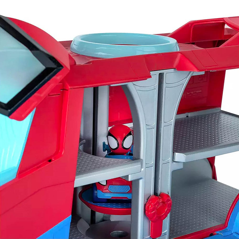 Encontraproduto.com.br - Veículo Transporter - Marvel - Homem-Aranha - Spidey - Sunny
