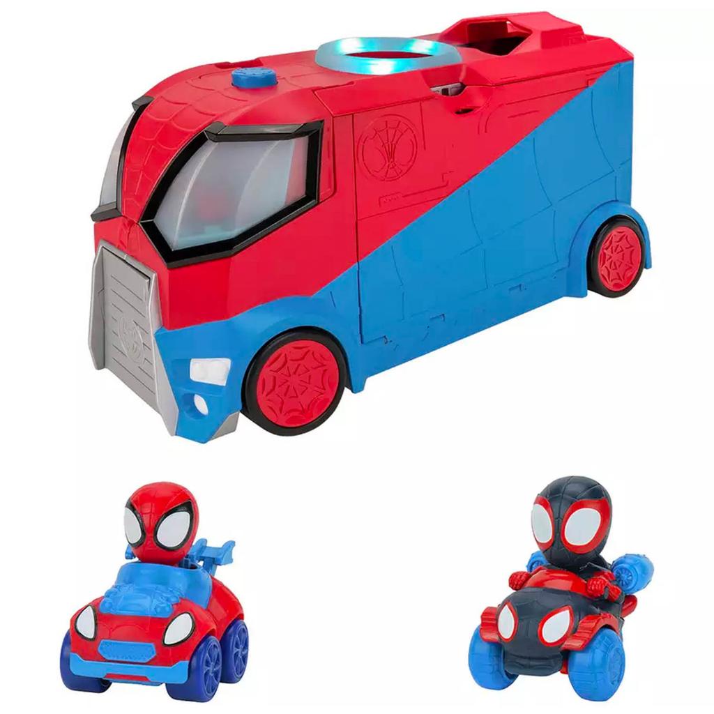 Encontraproduto.com.br - Veículo Transporter - Marvel - Homem-Aranha - Spidey - Sunny