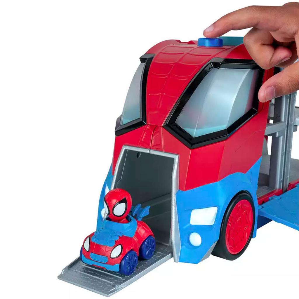 Encontraproduto.com.br - Veículo Transporter - Marvel - Homem-Aranha - Spidey - Sunny