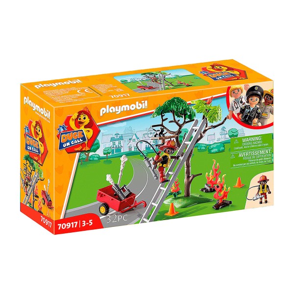 Encontraproduto.com.br - Playmobil Ação De Resgate De Fogo Resgate De Gato Sunny