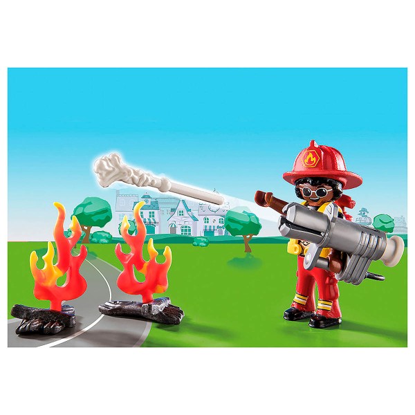 Encontraproduto.com.br - Playmobil Ação De Resgate De Fogo Resgate De Gato Sunny
