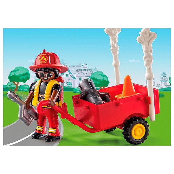 Encontraproduto.com.br - Playmobil Ação De Resgate De Fogo Resgate De Gato Sunny