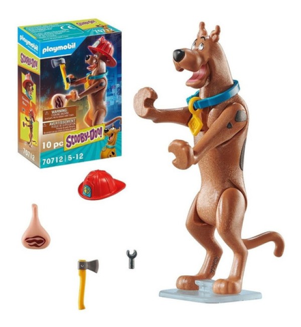 Encontraproduto.com.br - Playmobil - Scooby Bombeiro - Scooby-Doo! - 70712