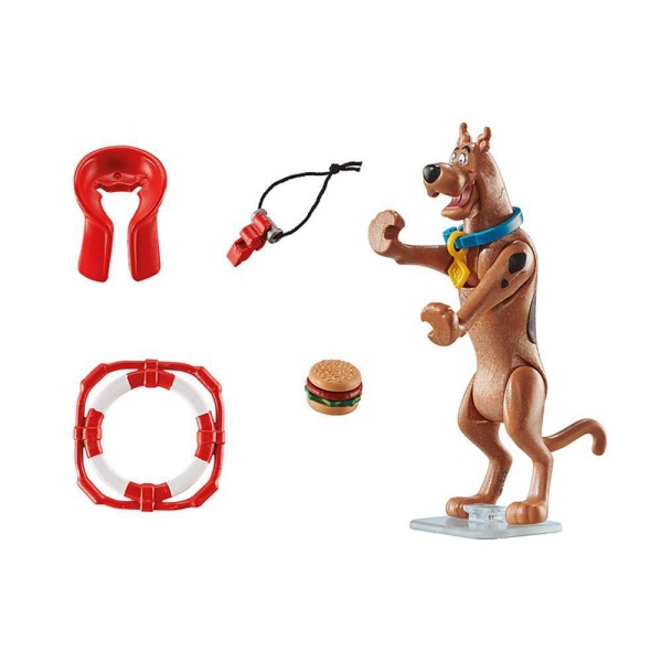 Encontraproduto.com.br - Playmobil - Scooby Salva Vidas - Scooby-Doo! - 70713
