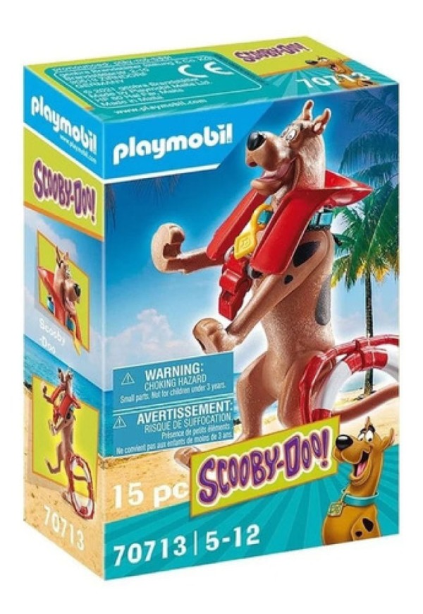 Encontraproduto.com.br - Playmobil - Scooby Salva Vidas - Scooby-Doo! - 70713