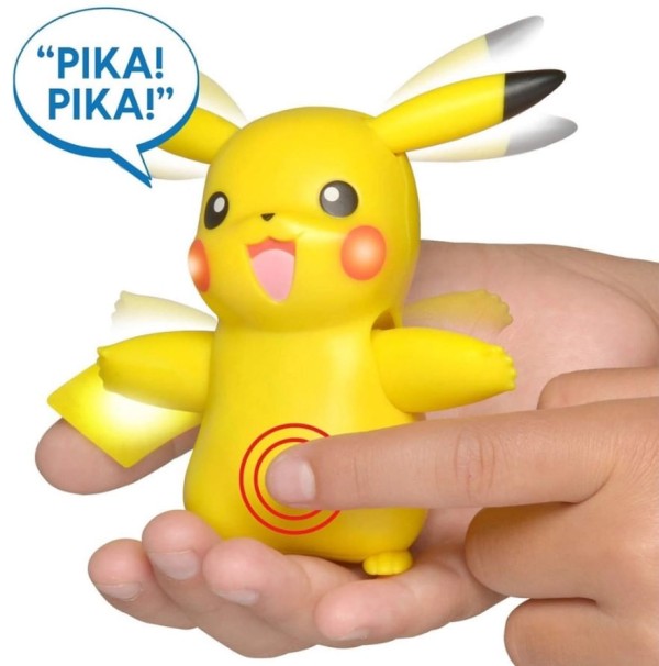 Encontraproduto.com.br - Pokémon Meu Parceiro - Pikachu com Luz e Som - Sunny