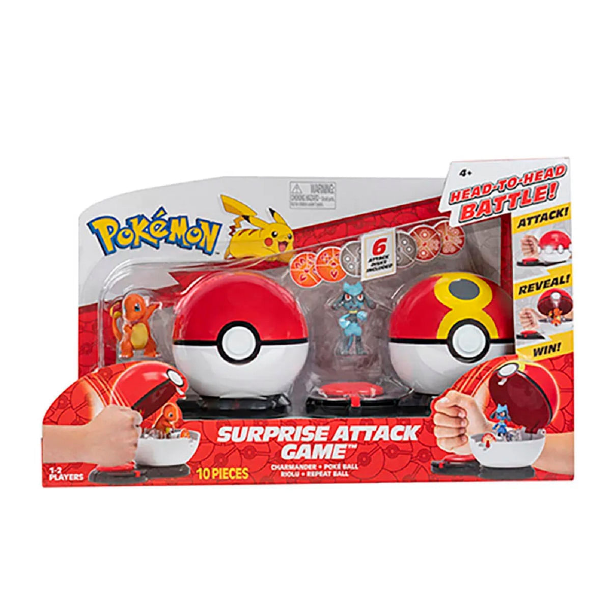 Pokemon - Pokebola Ataque Surpresa - Charmander e Riolu - Sunny