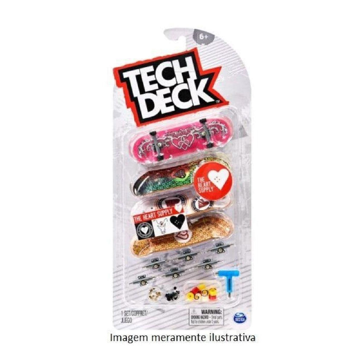 Encontraproduto.com.br - Tech Deck Skate de Dedo Pack c/ 4 Skates Finesse Skateboards