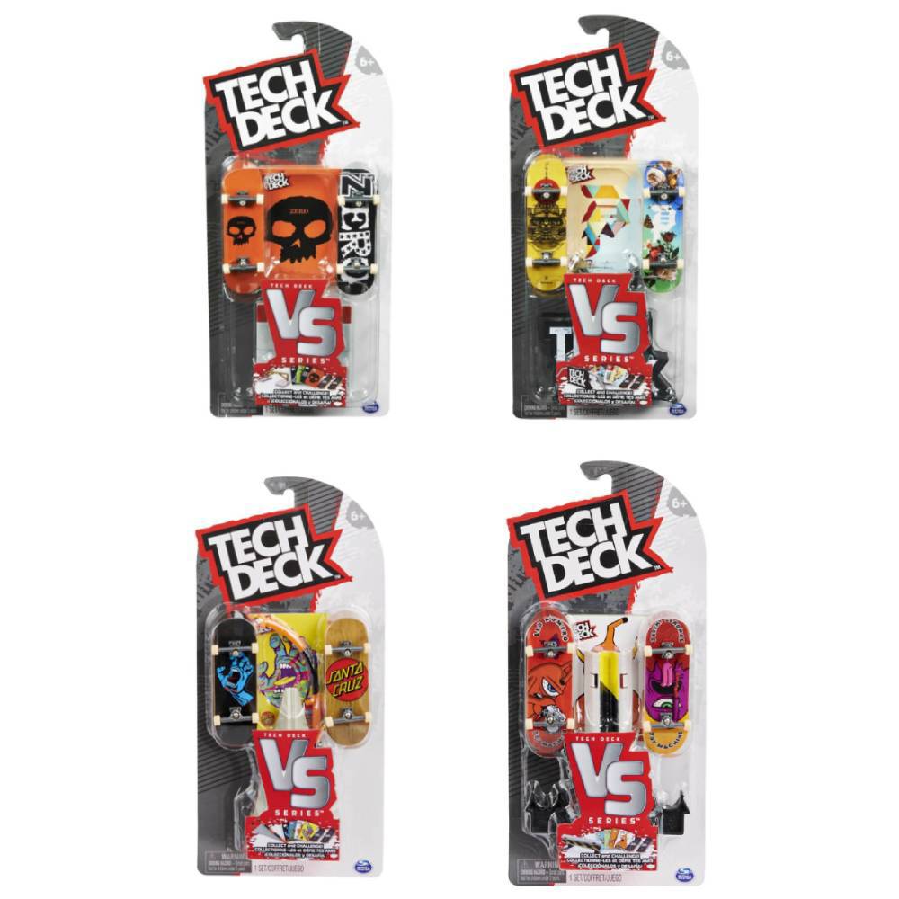 Encontraproduto.com.br - Skate de Dedo Tech Deck Vs Series com Obstáculo e Card - Sunny