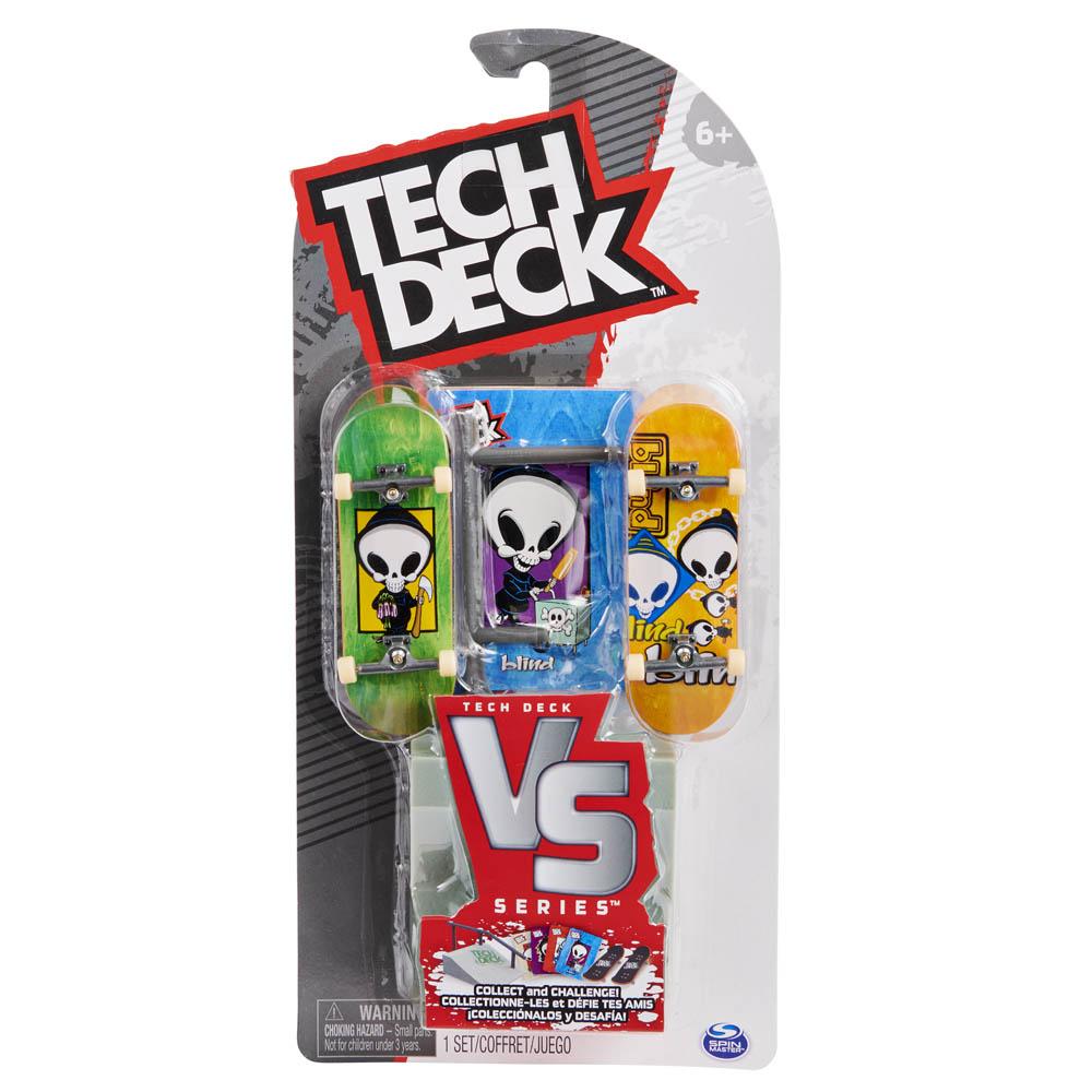 Encontraproduto.com.br - Skate de Dedo Tech Deck Vs Series com Obstáculo e Card - Sunny