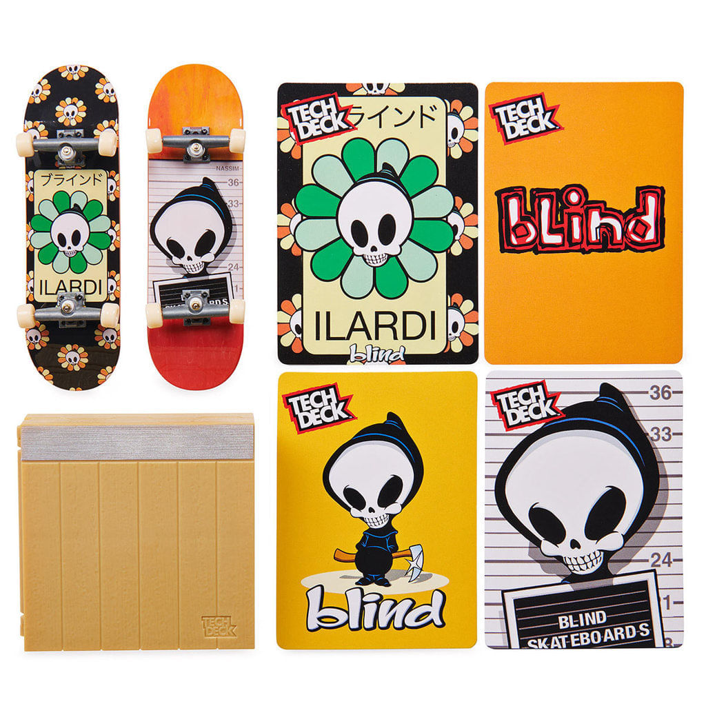 Encontraproduto.com.br - Skate de Dedo Tech Deck Vs Series com Obstáculo e Card - Sunny