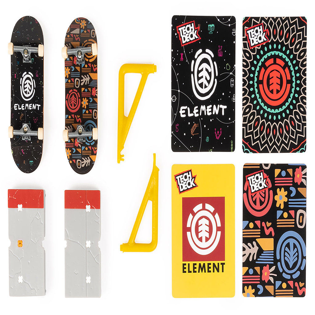 Encontraproduto.com.br - Skate de Dedo Tech Deck Vs Series com Obstáculo e Card - Sunny