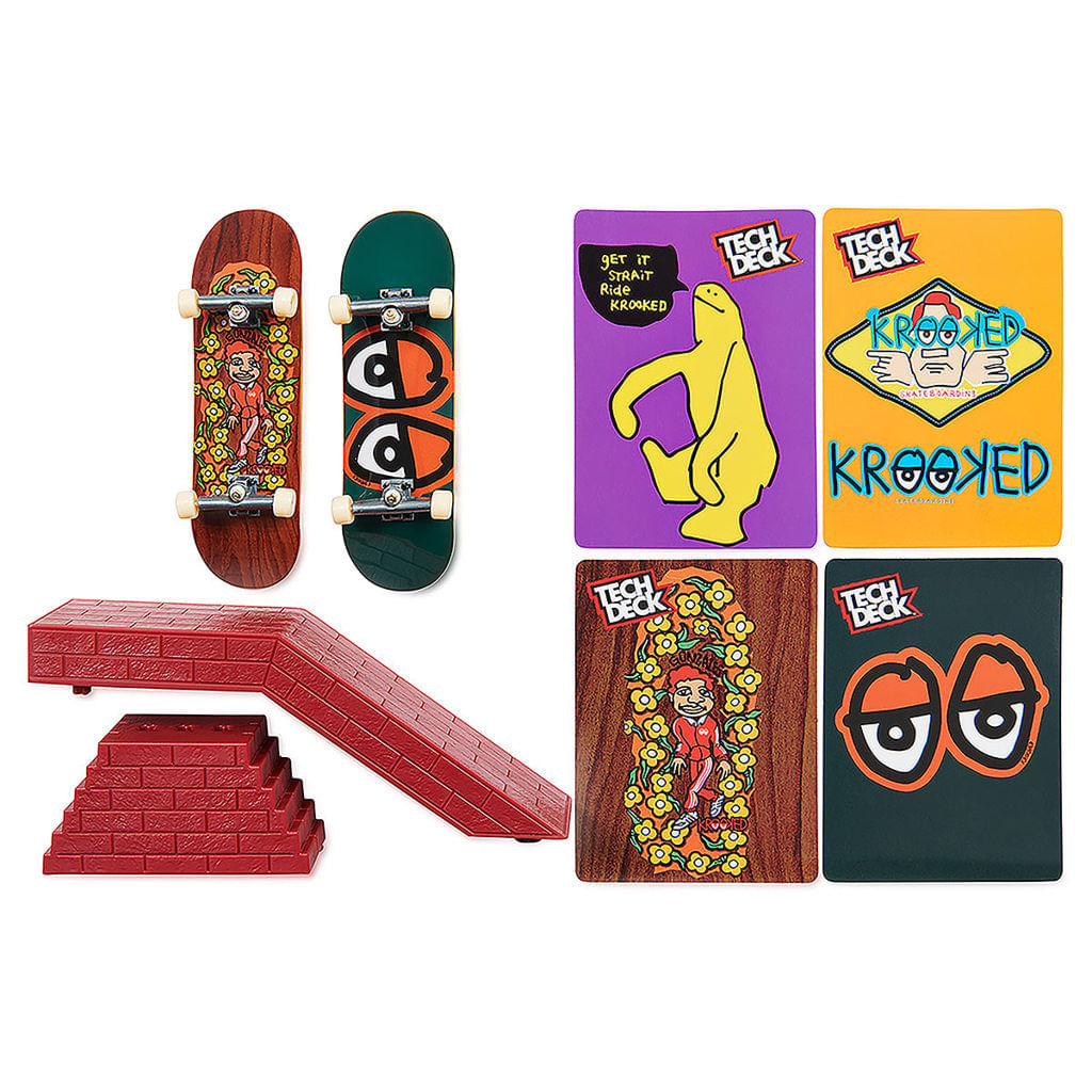 Encontraproduto.com.br - Skate de Dedo Tech Deck Vs Series com Obstáculo e Card - Sunny