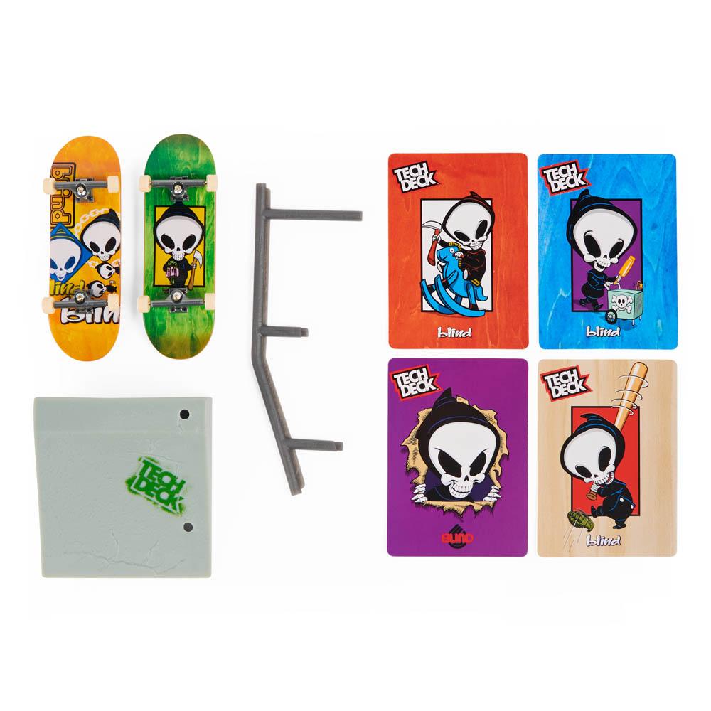 Encontraproduto.com.br - Skate de Dedo Tech Deck Vs Series com Obstáculo e Card - Sunny
