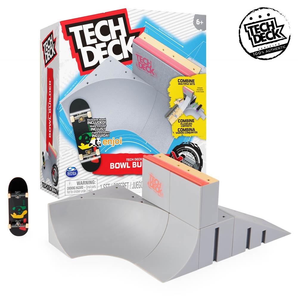 Encontraproduto.com.br - Tech Deck - Skate De Dedo E Rampa Park - Sunny - Flip N Grind - Coral - Cores Sortidas