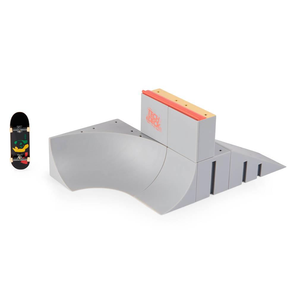 Encontraproduto.com.br - Tech Deck - Skate De Dedo E Rampa Park - Sunny - Flip N Grind - Coral - Cores Sortidas